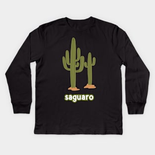 saguaro national park arizona Kids Long Sleeve T-Shirt